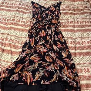 Lane Bryant navy blue maxi dress size 14